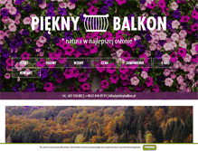 Tablet Screenshot of pieknybalkon.pl